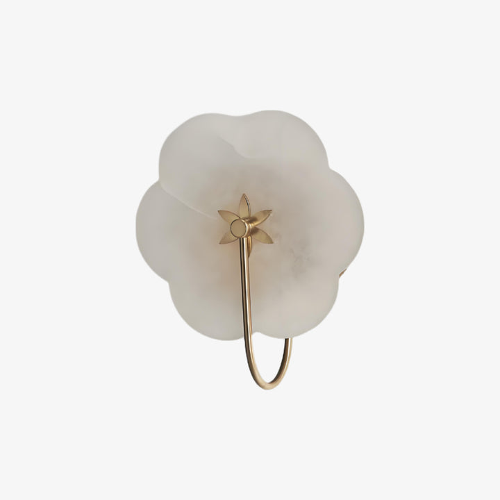 Albi Alabaster Wall Lamp - Carved floral Outlines are Suitable for Living Rooms or Bedrooms