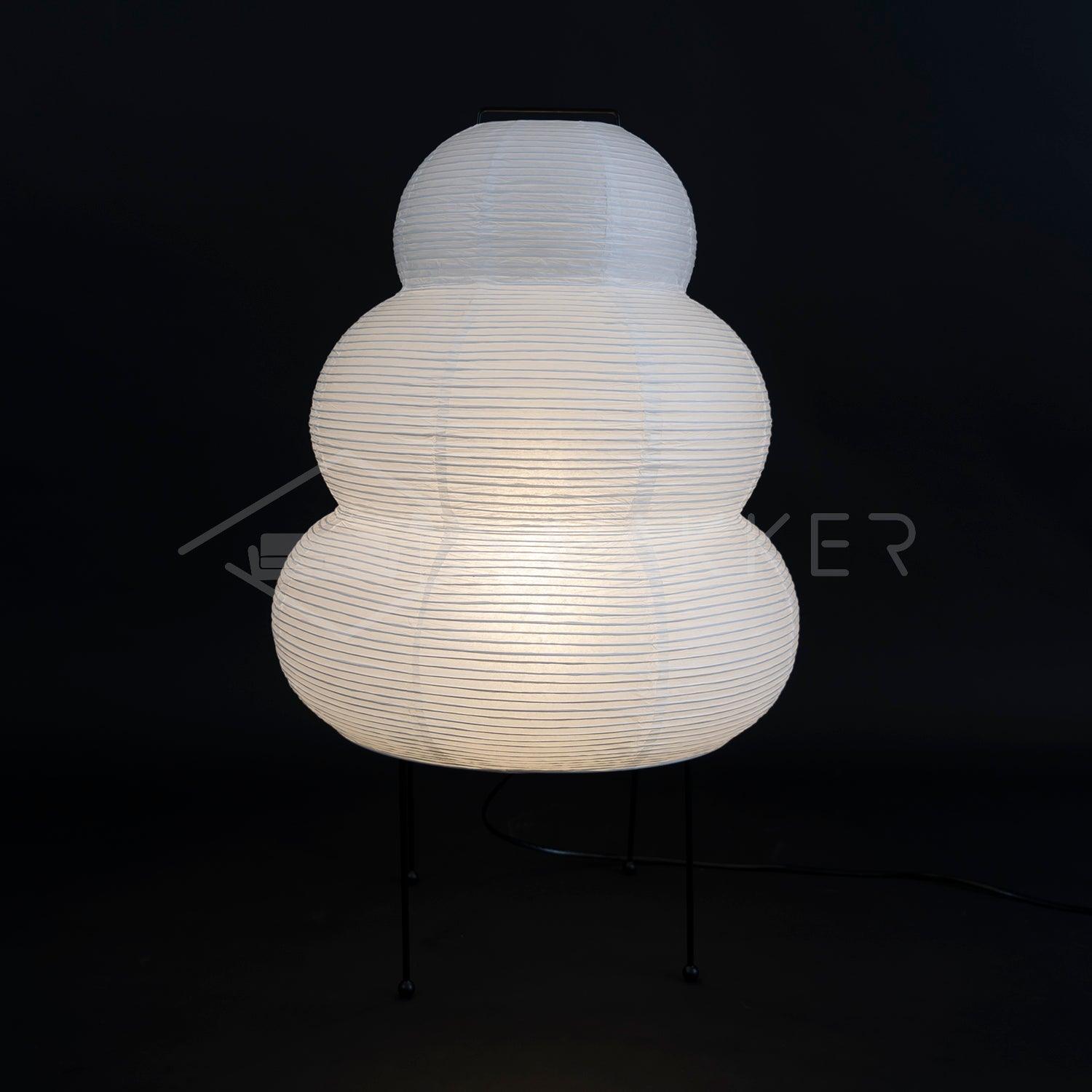 Japanese-Inspired Paper Table Lamp - Mulberry Paper Lamp for Bedroom