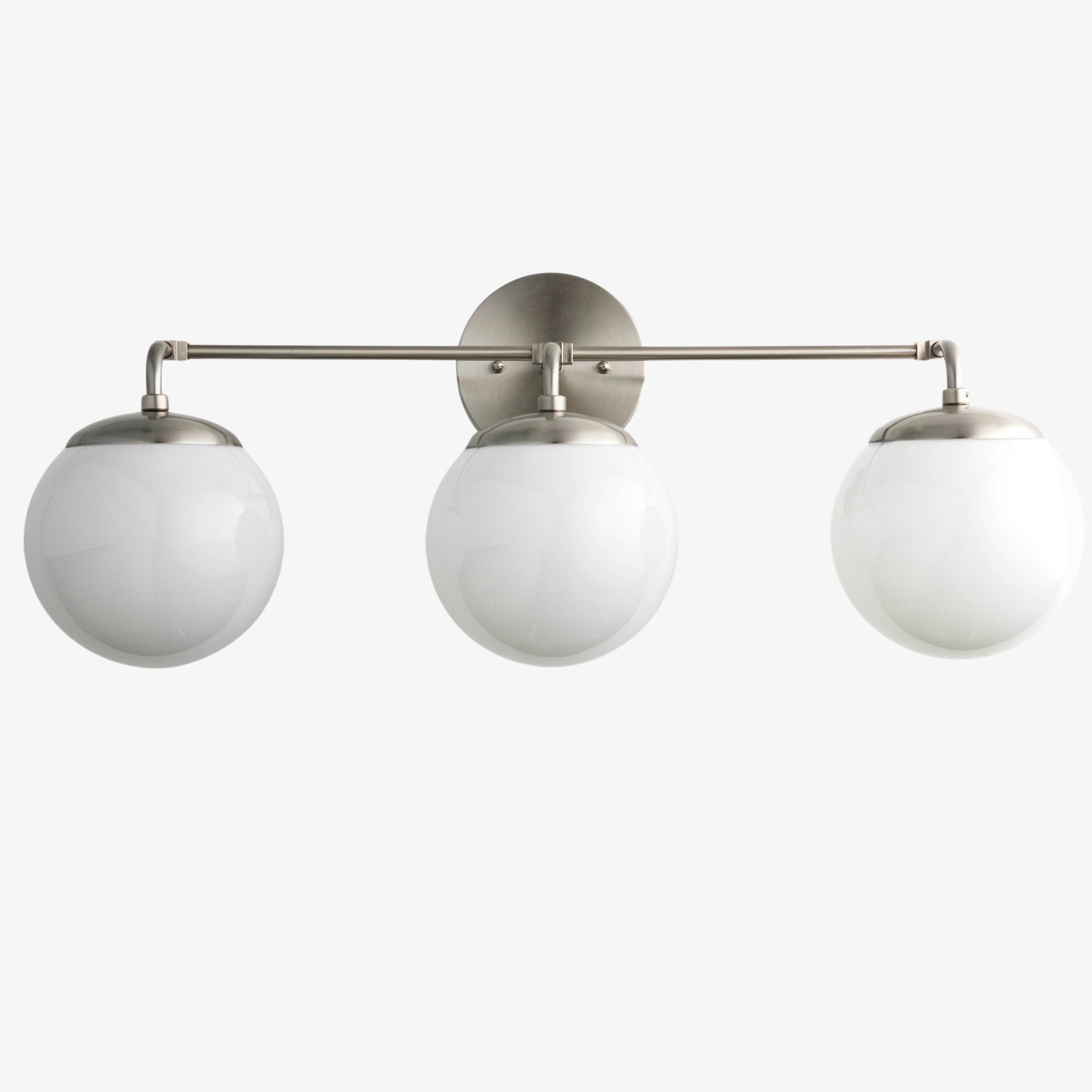 Glorica Glass Wall Sconce - Modern Vintage Vanity Light Fixture