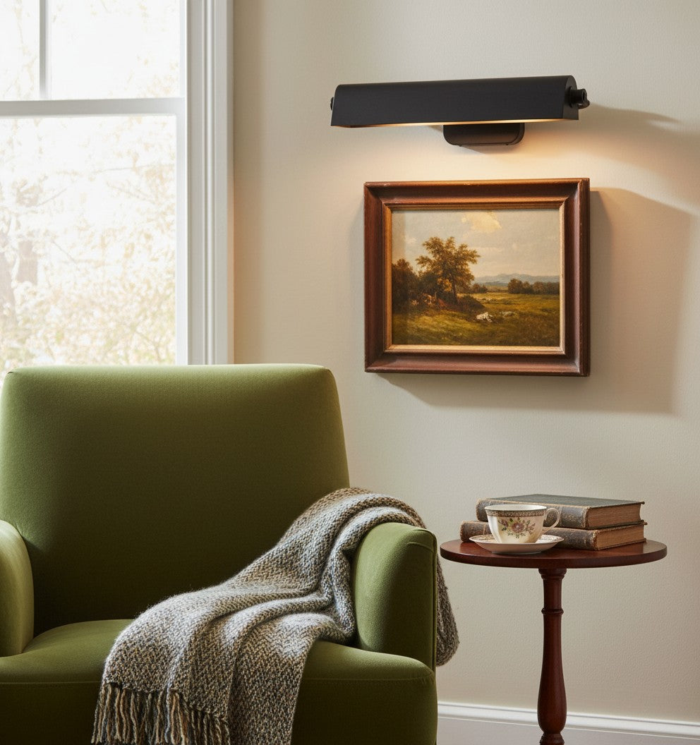 Modo Picture Light Adjustable Swing-Arm Design Classic Art Gallery Light for Wall Art