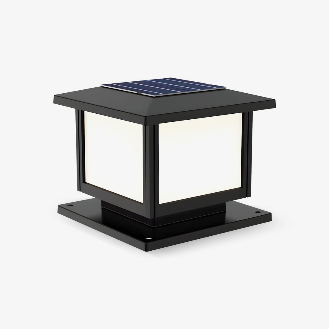Solar-Pfostenleuchte für den Außenbereich – Moderne Gartenlampe für Gehwege und Terrassen