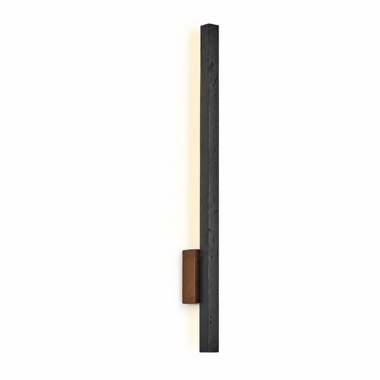 Linear Travertine And Wood LED Wall Light