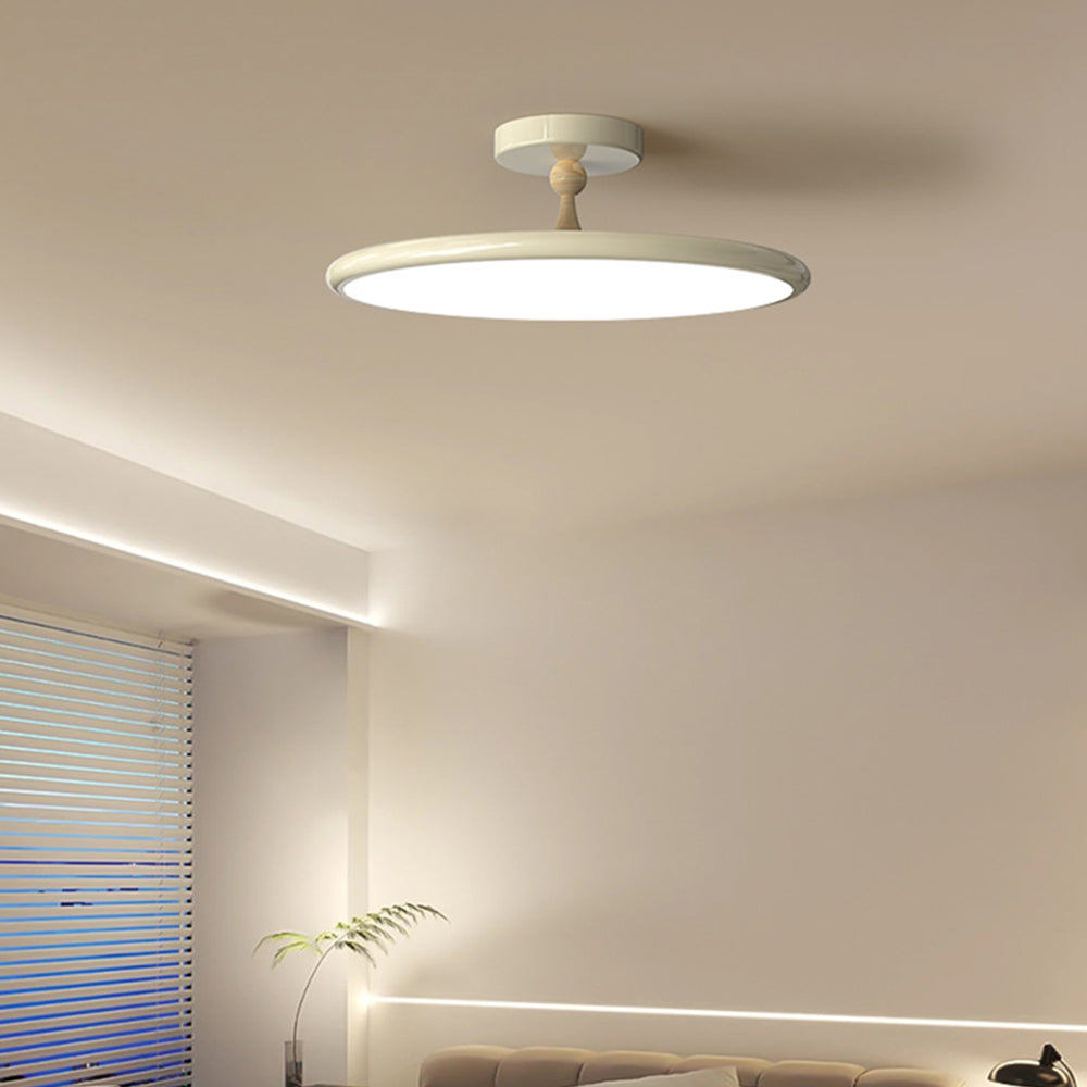Bauhaus Disc Ceiling Light - Acrylic LED Bedroom Lighting Modern