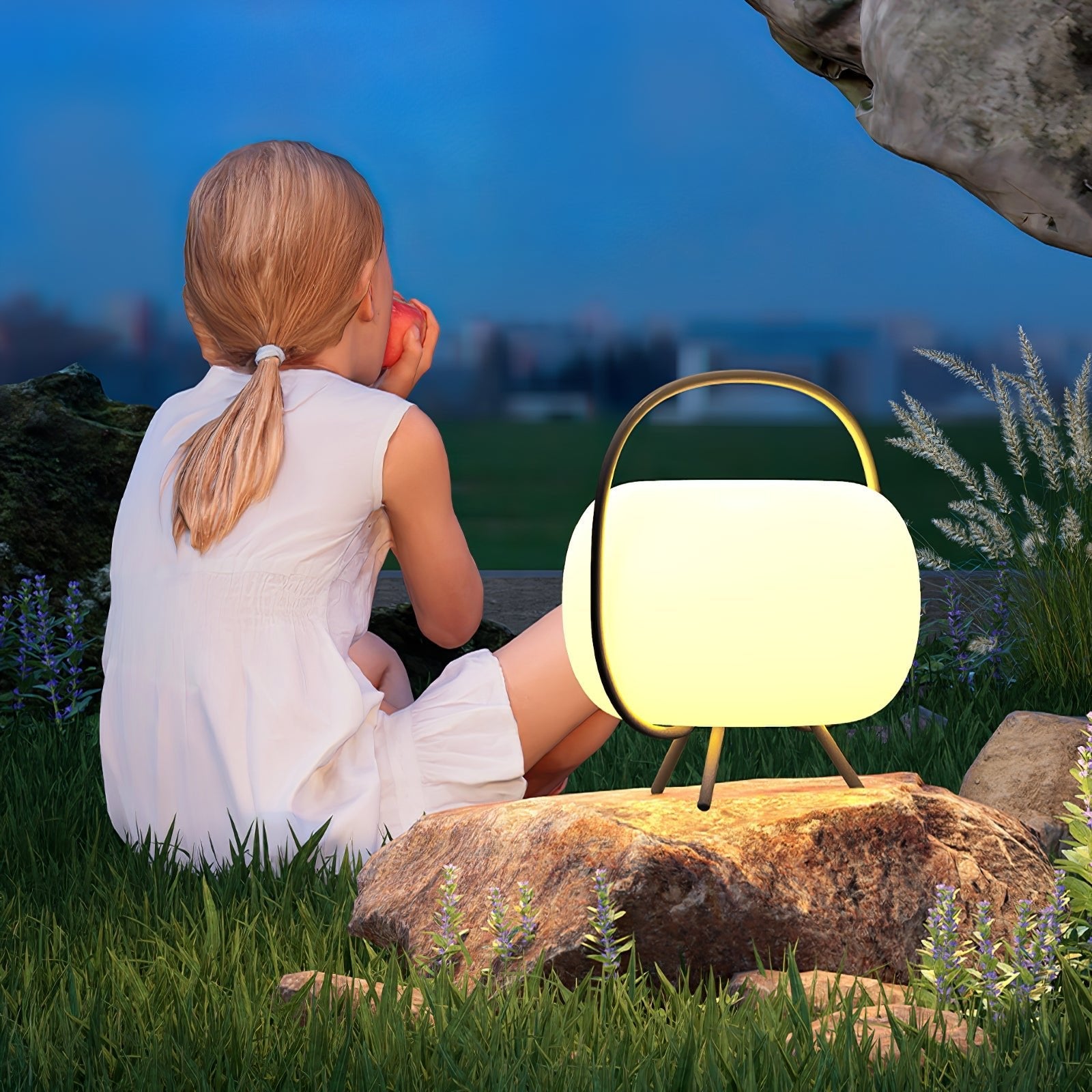 Lantern Outdoor Lamp - Solar Outdoor Lamp Great for Patios
