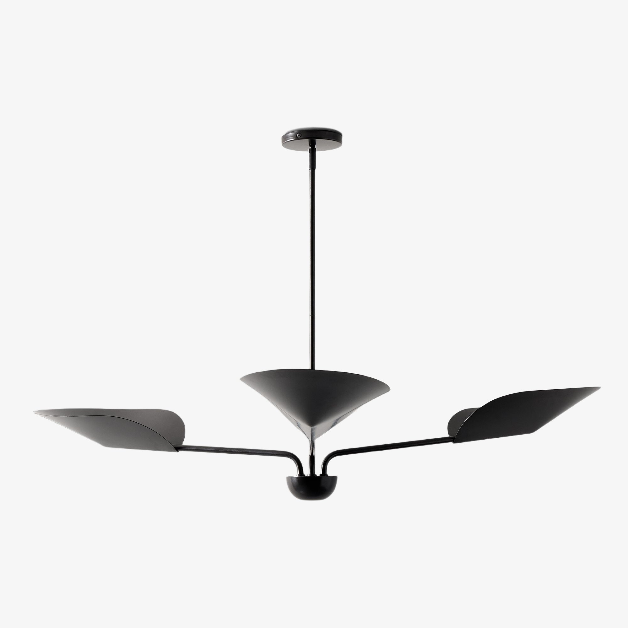 Lutal Bronze Chandelier - Modern Design with Monochromatic Finish