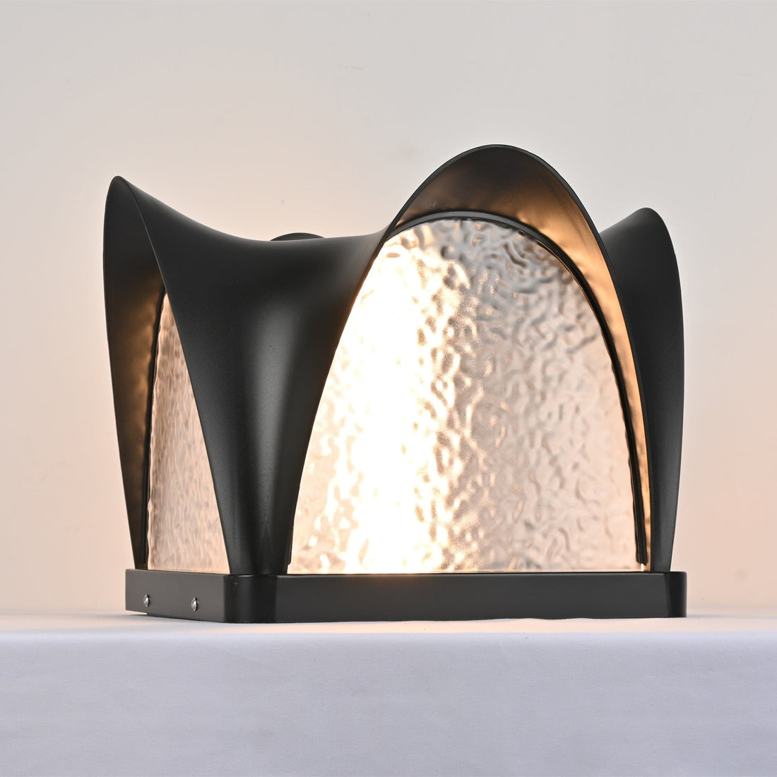 Modern Outdoor Lantern - Solar LED Lamp for Garden, Patio & Walkway