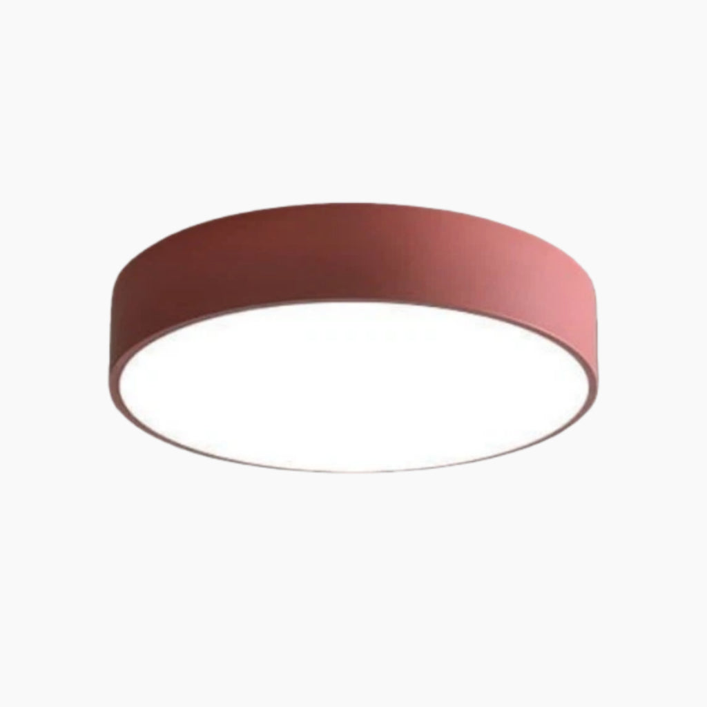Rondi Minimalist Round LED Ceiling Light - Circular Iron Design for Living Room and Bedroom