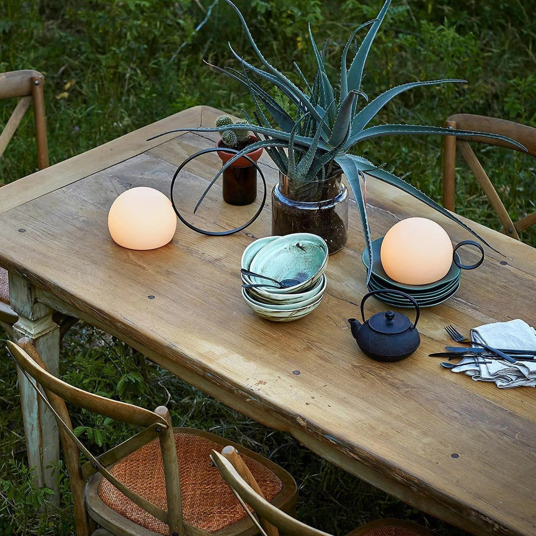 Dome Table Lamp - Portable Ambient Light for Living Room & Bedroom