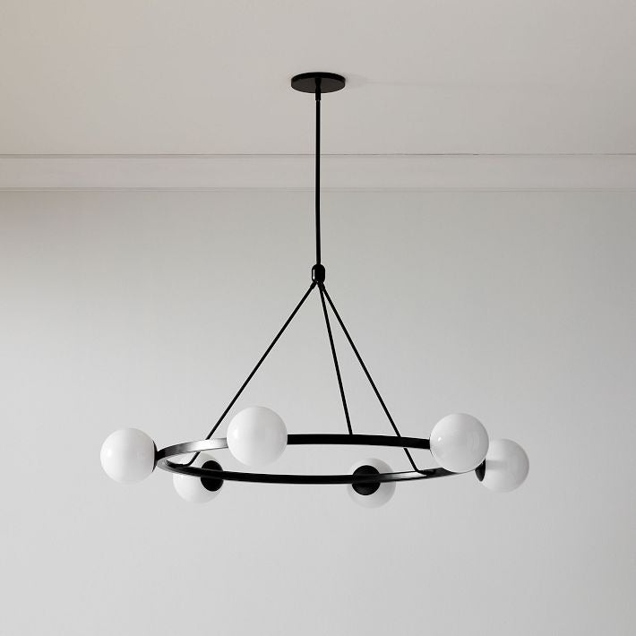 Brelia Round Light Chandelier - Modern Globe Chandelier in Stylish Design
