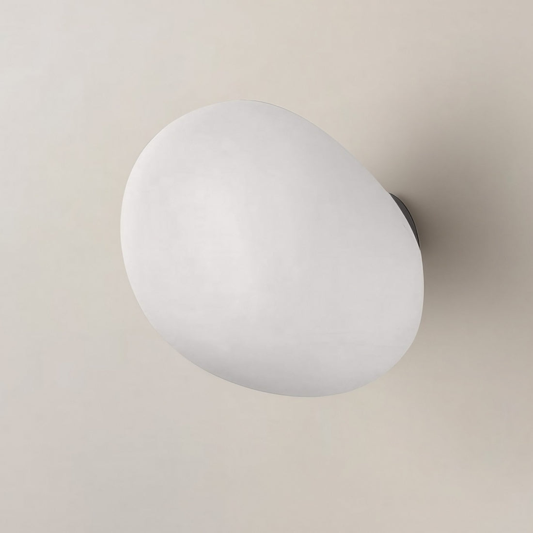 Stonea Organic Pebble Silhouette Wall Ceiling Lamp Contemporary Glass Light for Home N16
