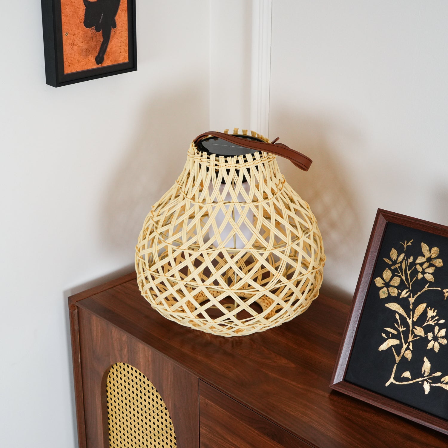 Woven Sphere Lantern Outdoor Lamp - Solar Outdoor Lamp Great