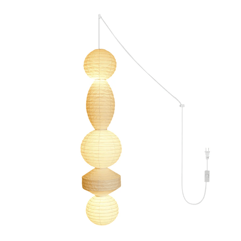 Lantern Series Pendant Lamp - Layered Xuan Paper Lamp for Dining Room