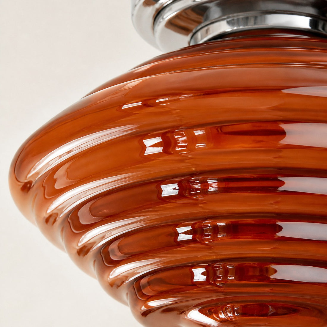 Vintage Glass Ceiling Light