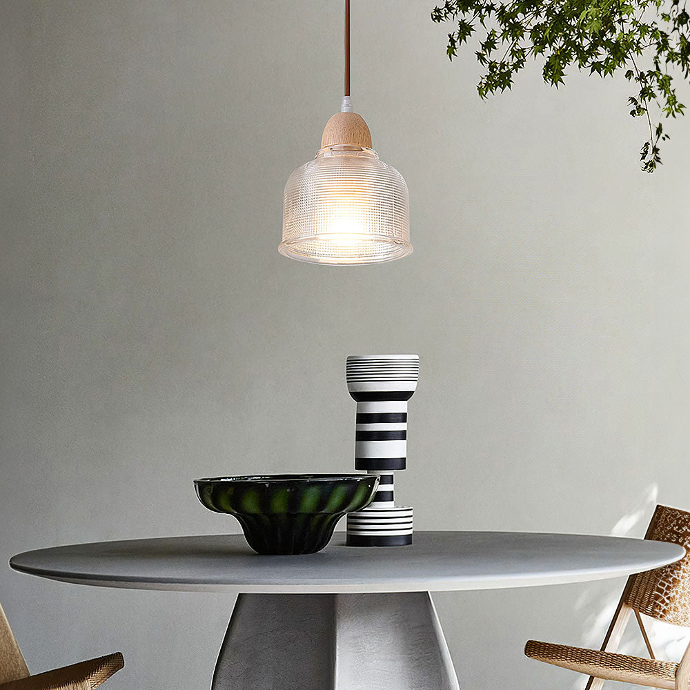 Retro Clear Glass Pendant Lights - Multiple Types for Hallway
