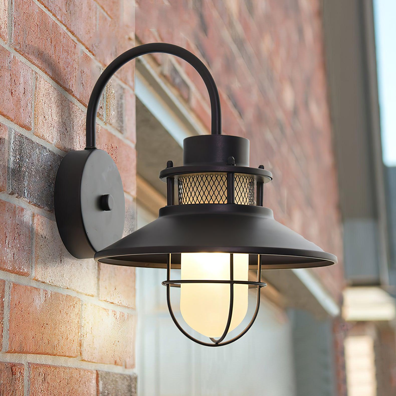 Outdoor Wall Lamp - Industrial Decor Wall Lamp Great for Patio/Porch