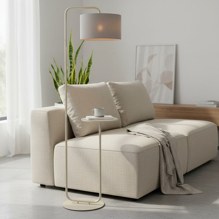 Lirra Multi-Functional Floor Lamp with Table-Top Design – Stylish Standing Lamp for Living Areas