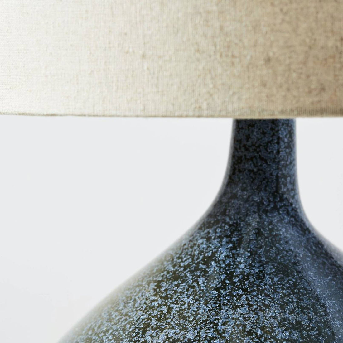 Lumo Modern Asymmetrical Table Lamp - Artistic Ceramic Body Ambient Lighting for Contemporary Home and Office