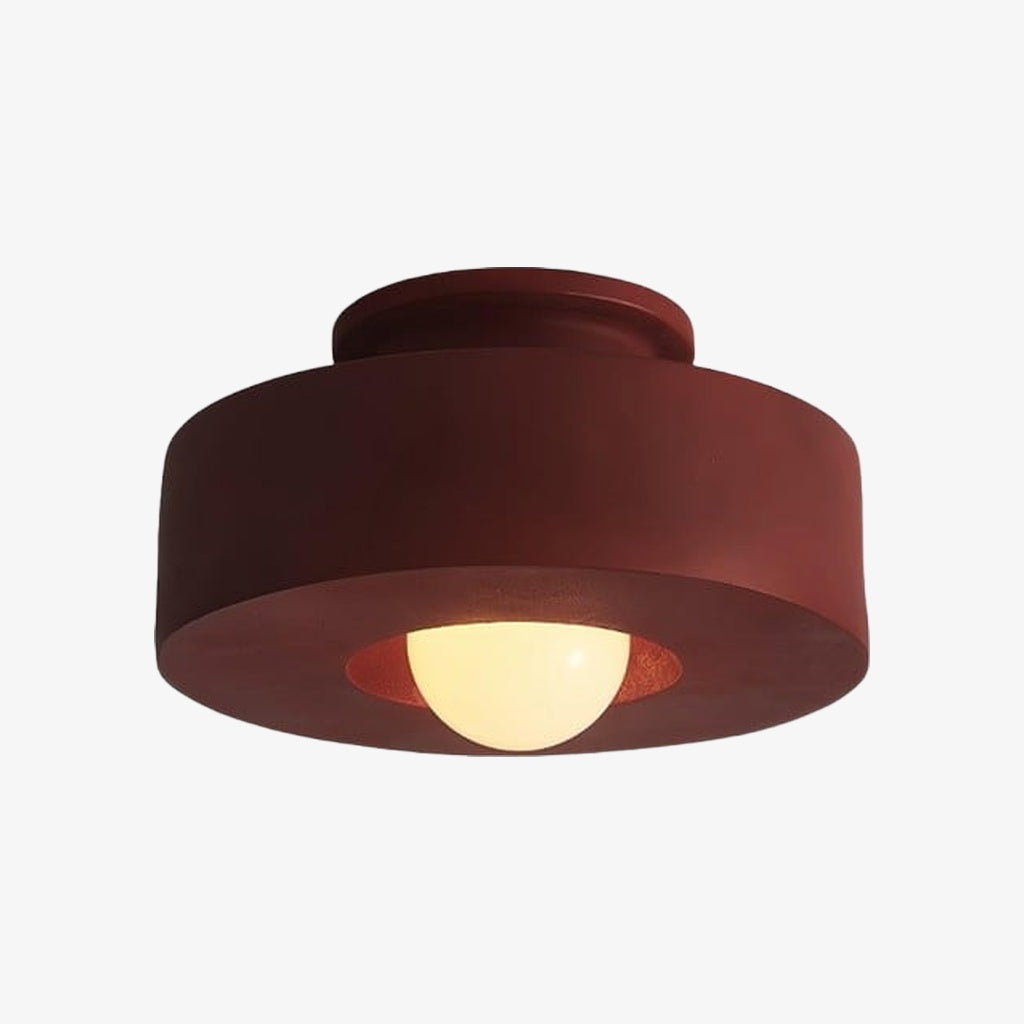 Nordyra Nordic Round Disc Ceiling Lamp – Minimalist Modern Lighting for Living Spaces N57
