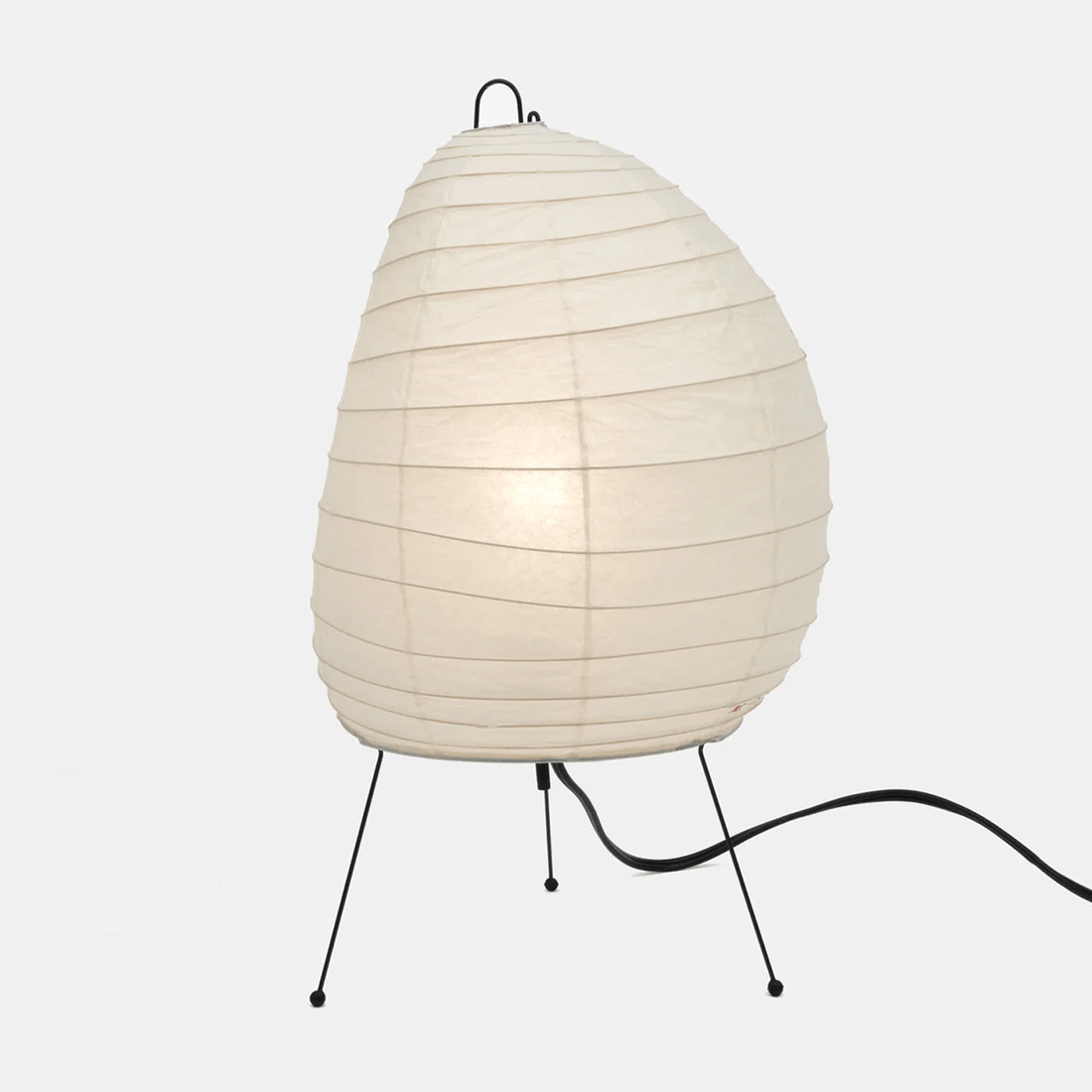 Papiertischlampe – Minimalistische Lampe im Washi-Stil für die Leseecke