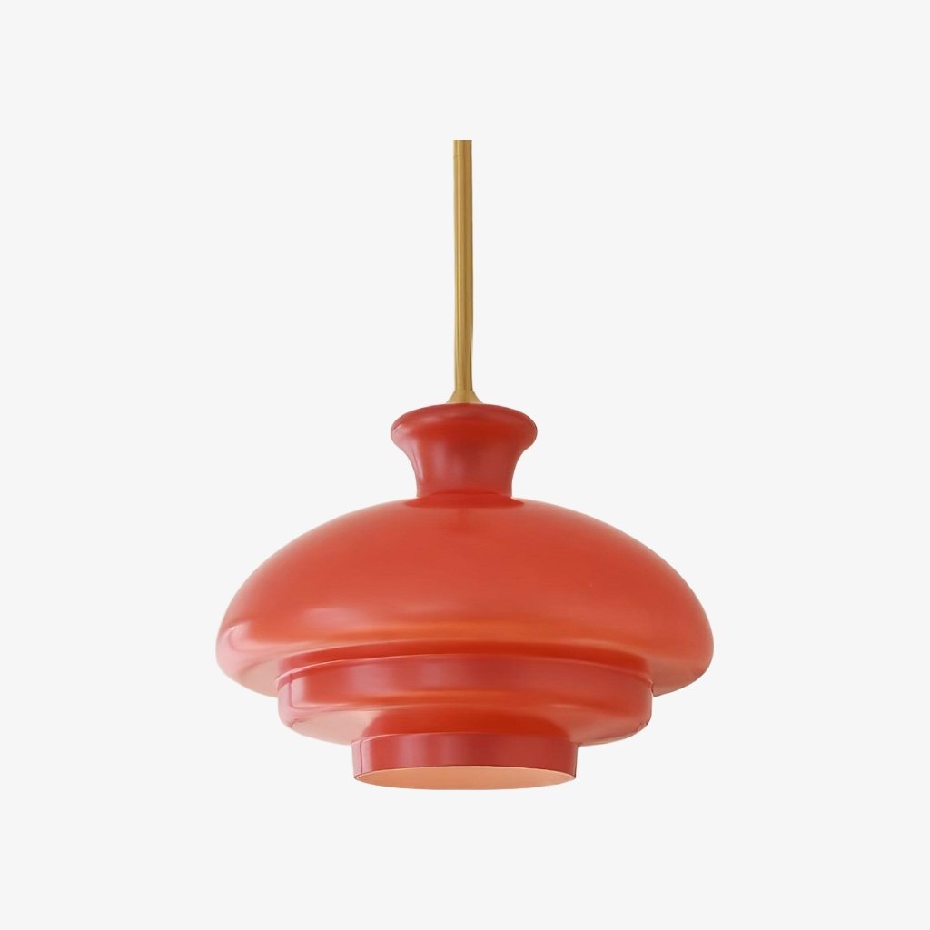 HaloVita Sculptural Glass Pendant Lamp - Bauhaus Bowl Shape Lighting for Living Areas