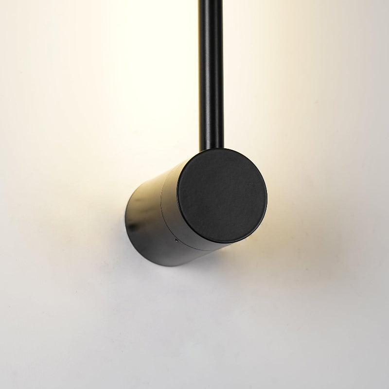 Tube Schwarze lineare drehbare Wandleuchte
