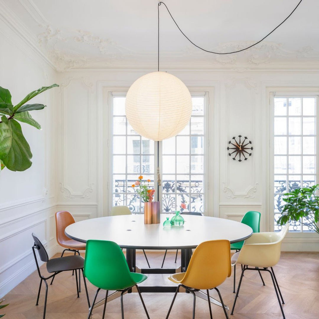 White Paper Lantern Plug-In Pendant