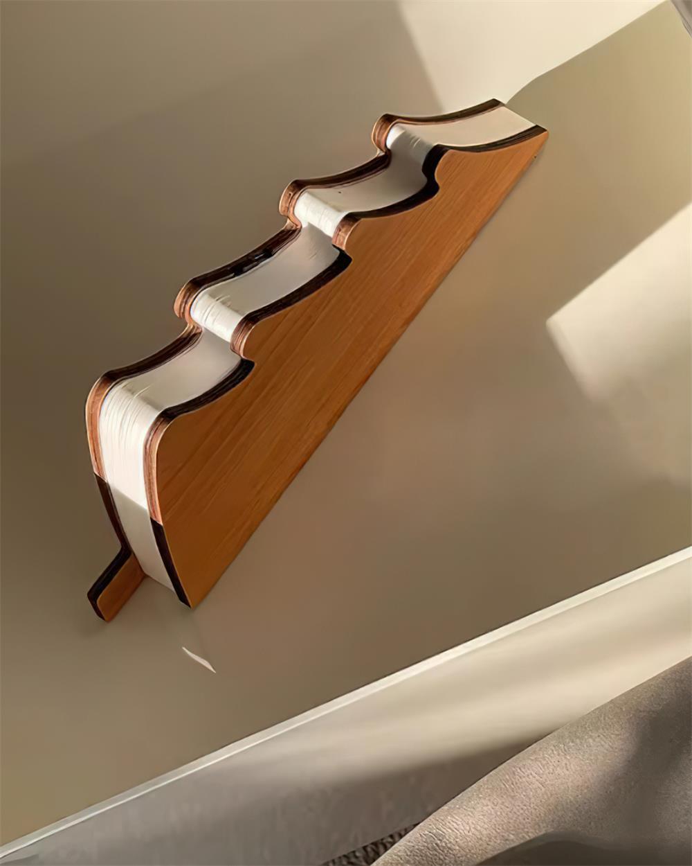 Foldable Christmas Tree Table Lamp - Wooden LED Light for Living Room