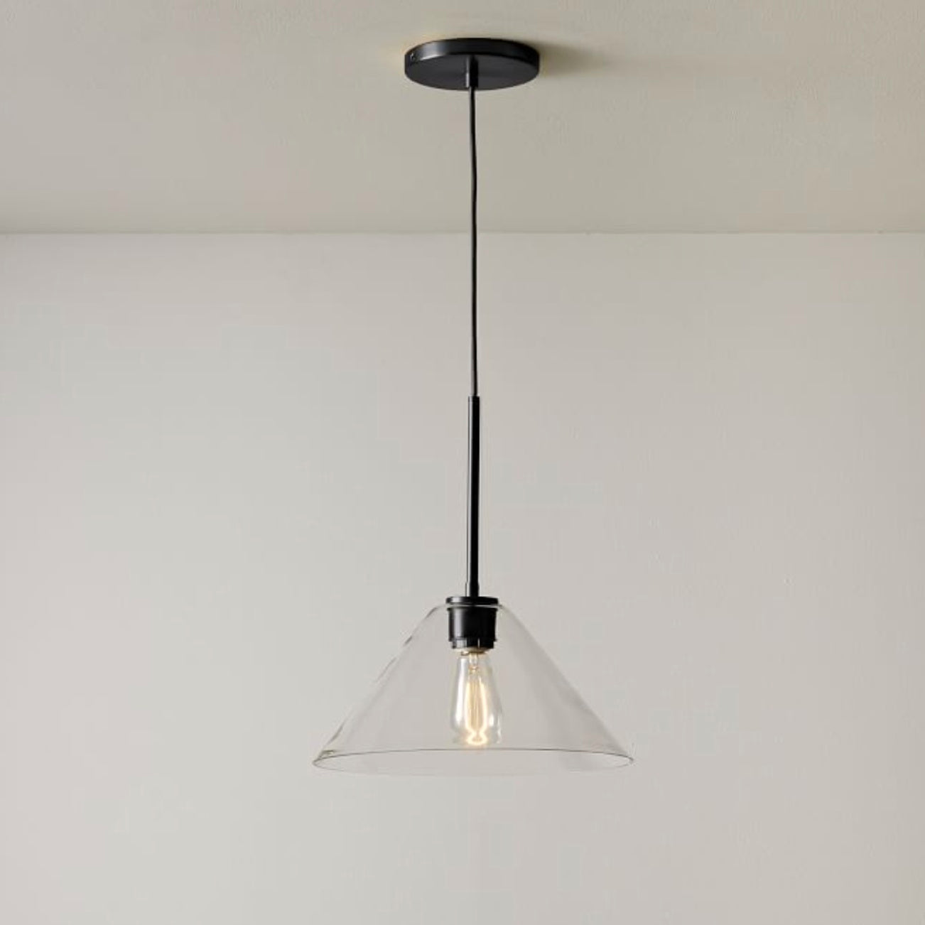 Conica Glass Cone Pendant Lamp – Modern Style Light for Any Room