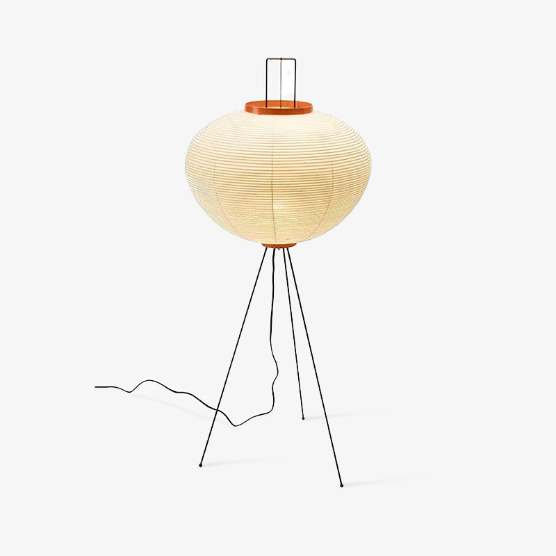 Rice Paper Floor Lamp - Bamboo Frame Soft Light for Living Room