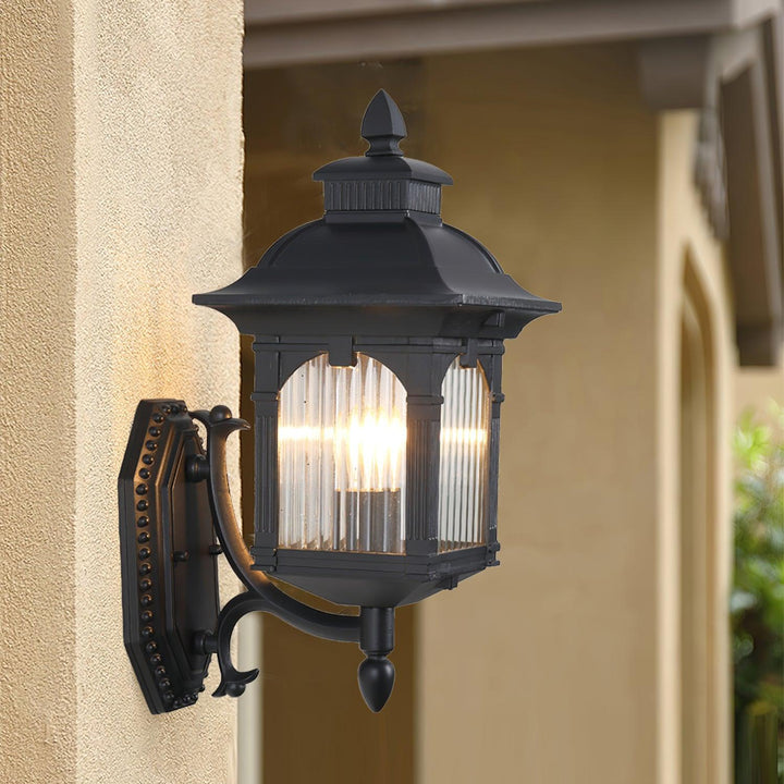 Modern Roof Outdoor Wall Light - Ambient Lamp for Garden