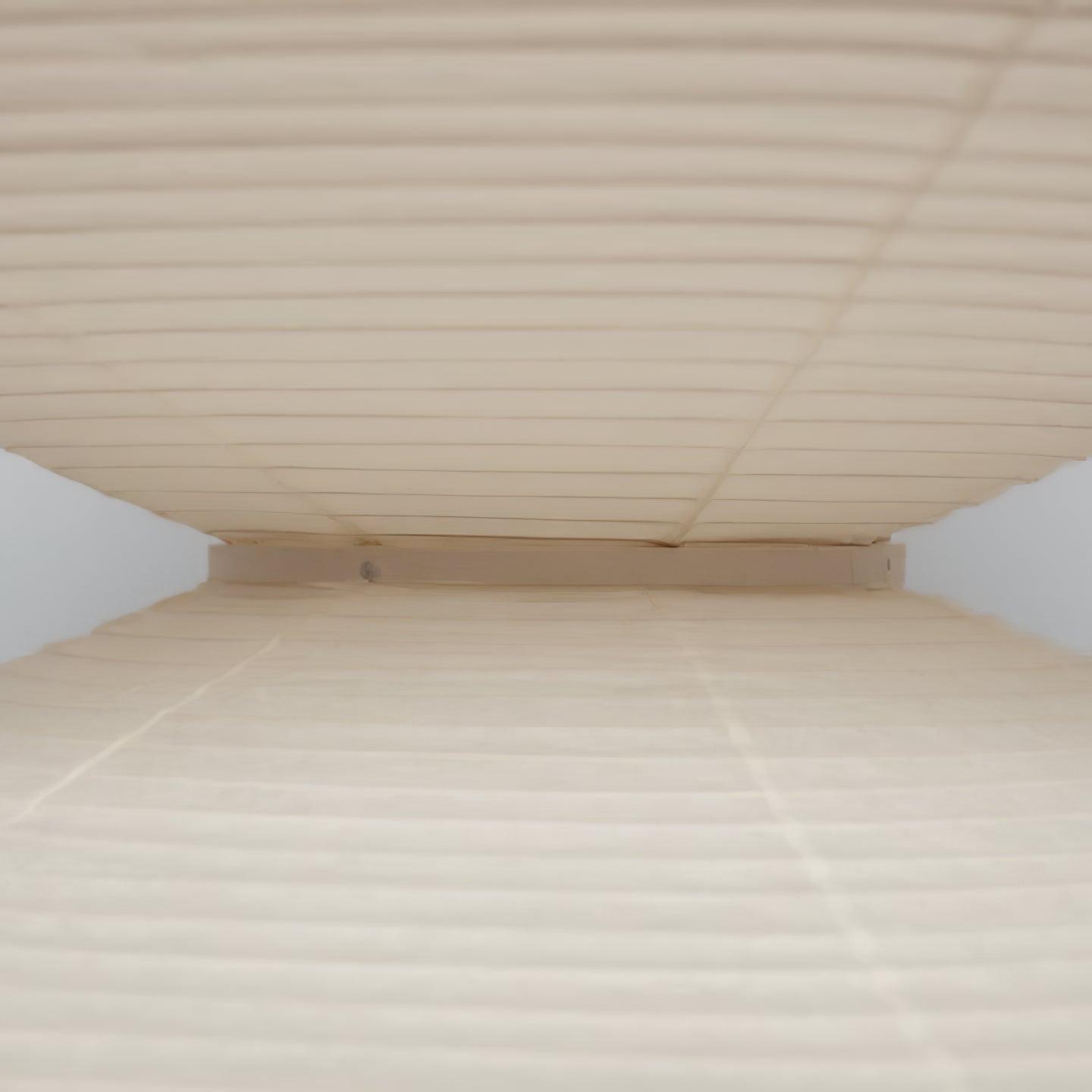 Washi Paper Pendant Light - Japanese Handcrafted Lamp for Living Room