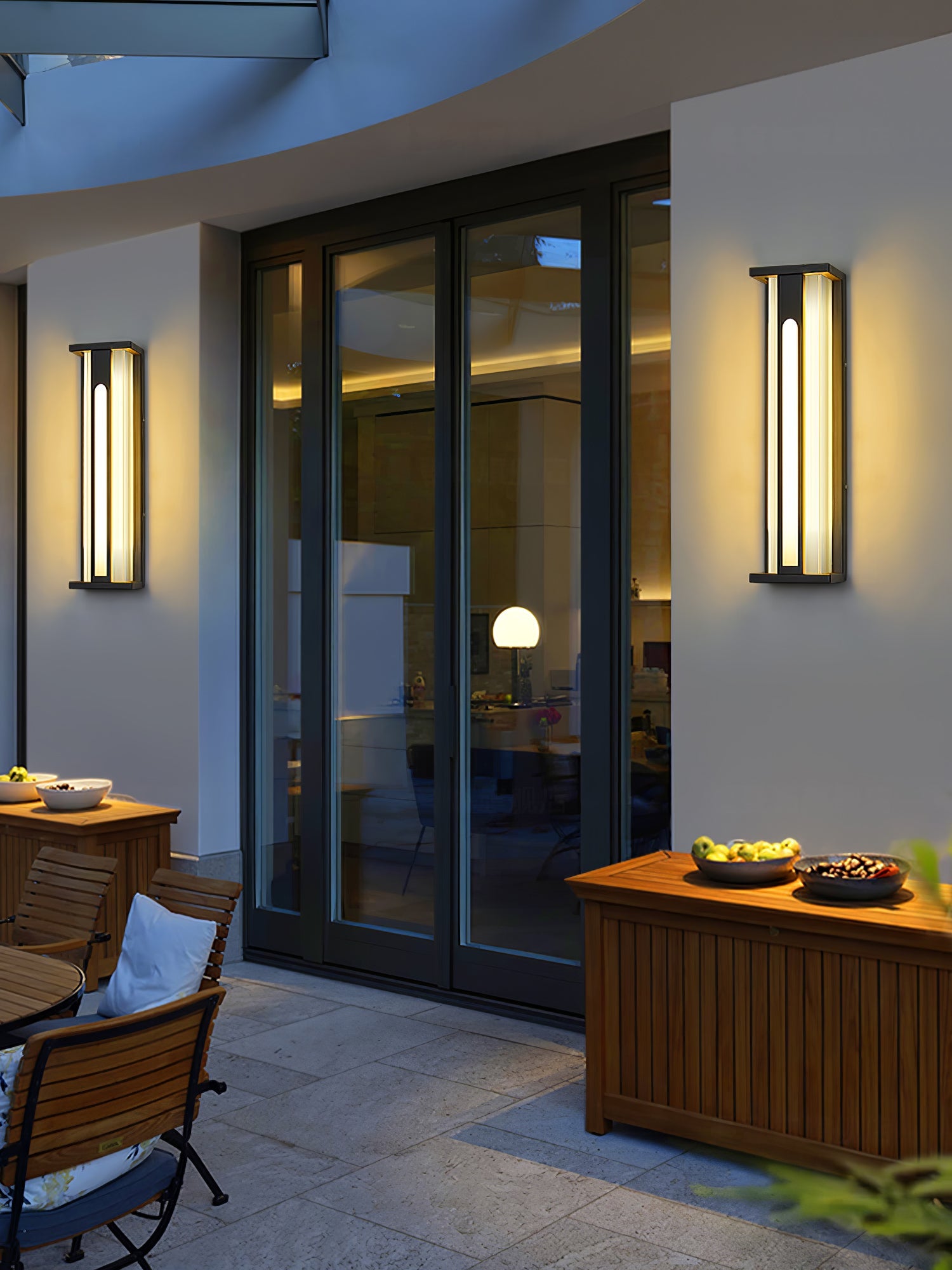 Outdoor Wall Lamp - Modern Stainless Steel LED Light for Garden & Balcony