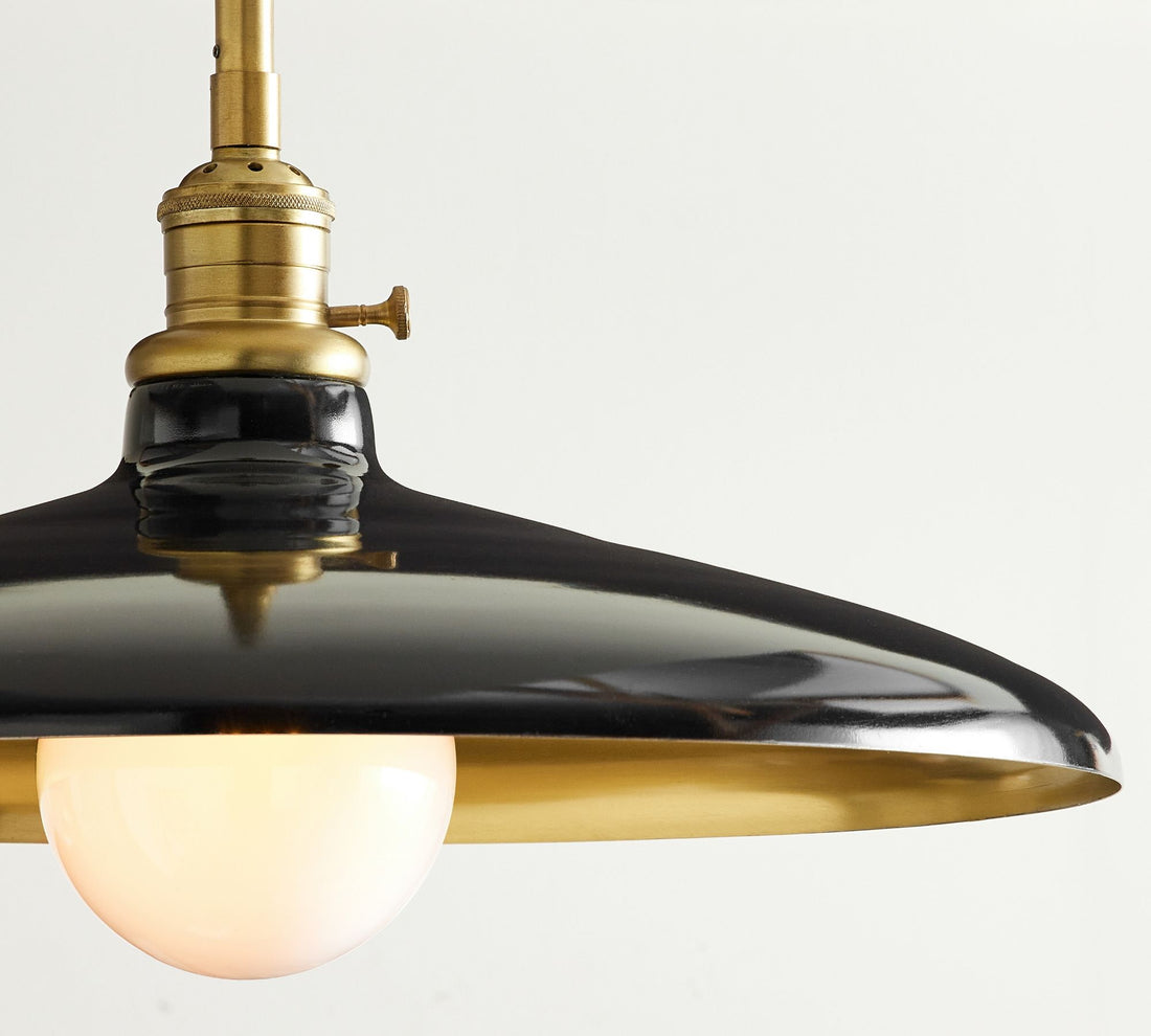 Forvara Rustic Pendant Light - Adjustable Metal Pole Lamp for Kitchen