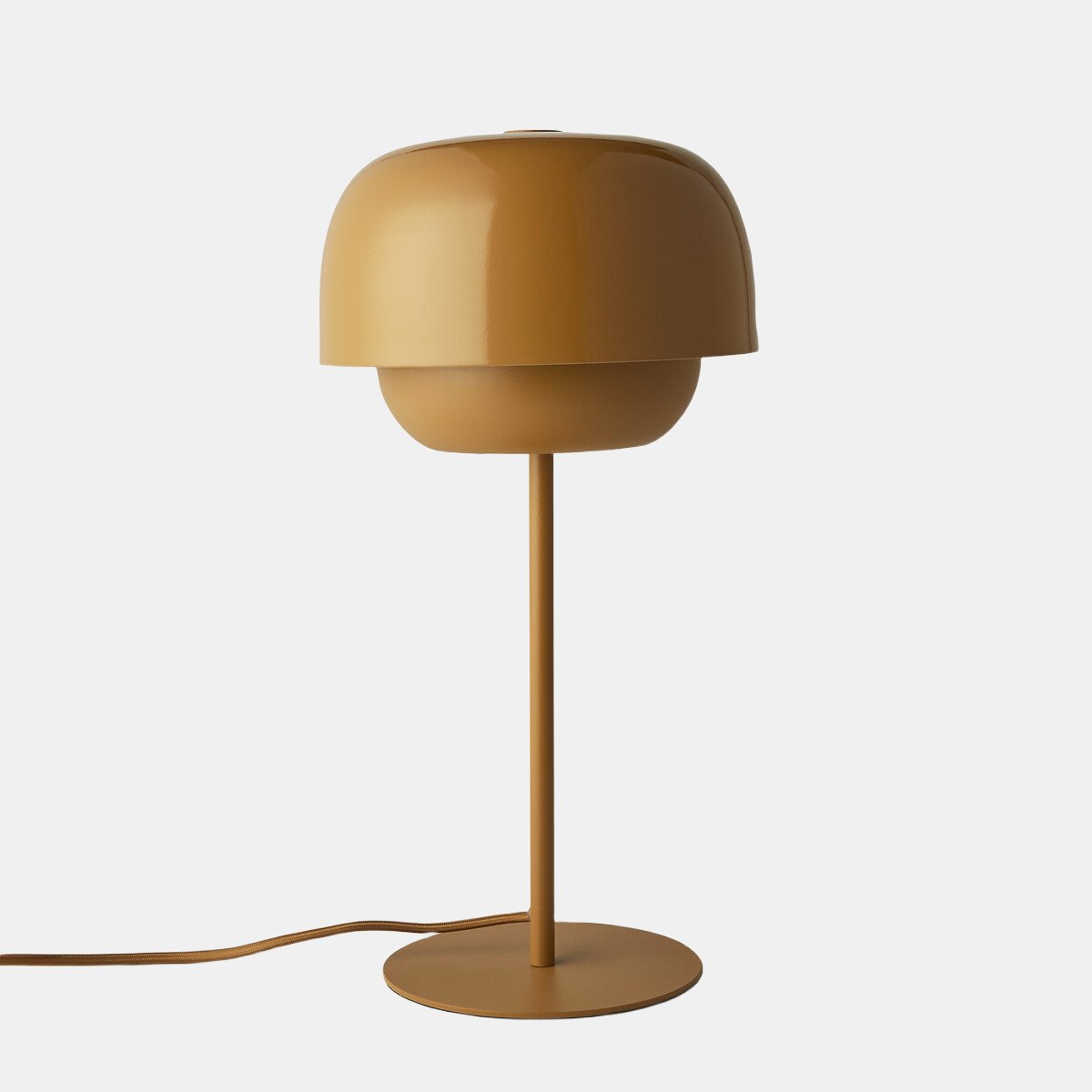 Clinco Contemporary Metal Table Lamp- Retro-Inspired Dome Design