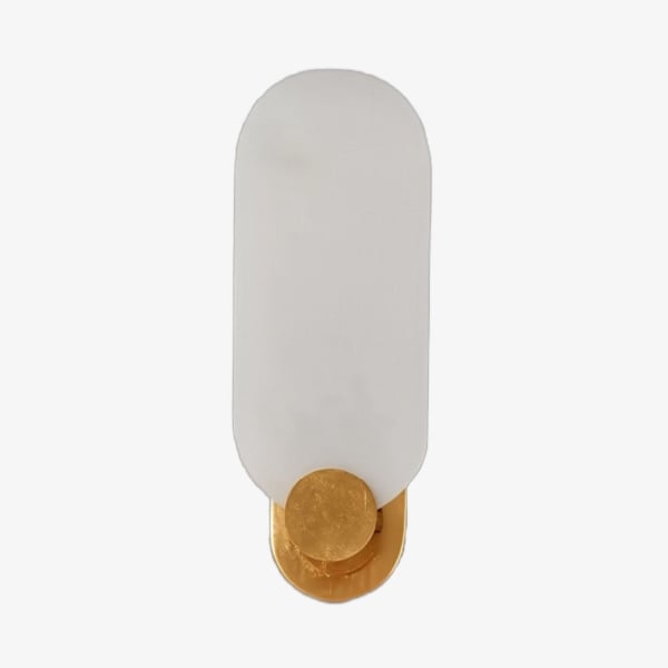 Albi Decorative Wall Sconce Ambient Diffused Glow - Artful Carved Aesthetic Dining Room Corridor