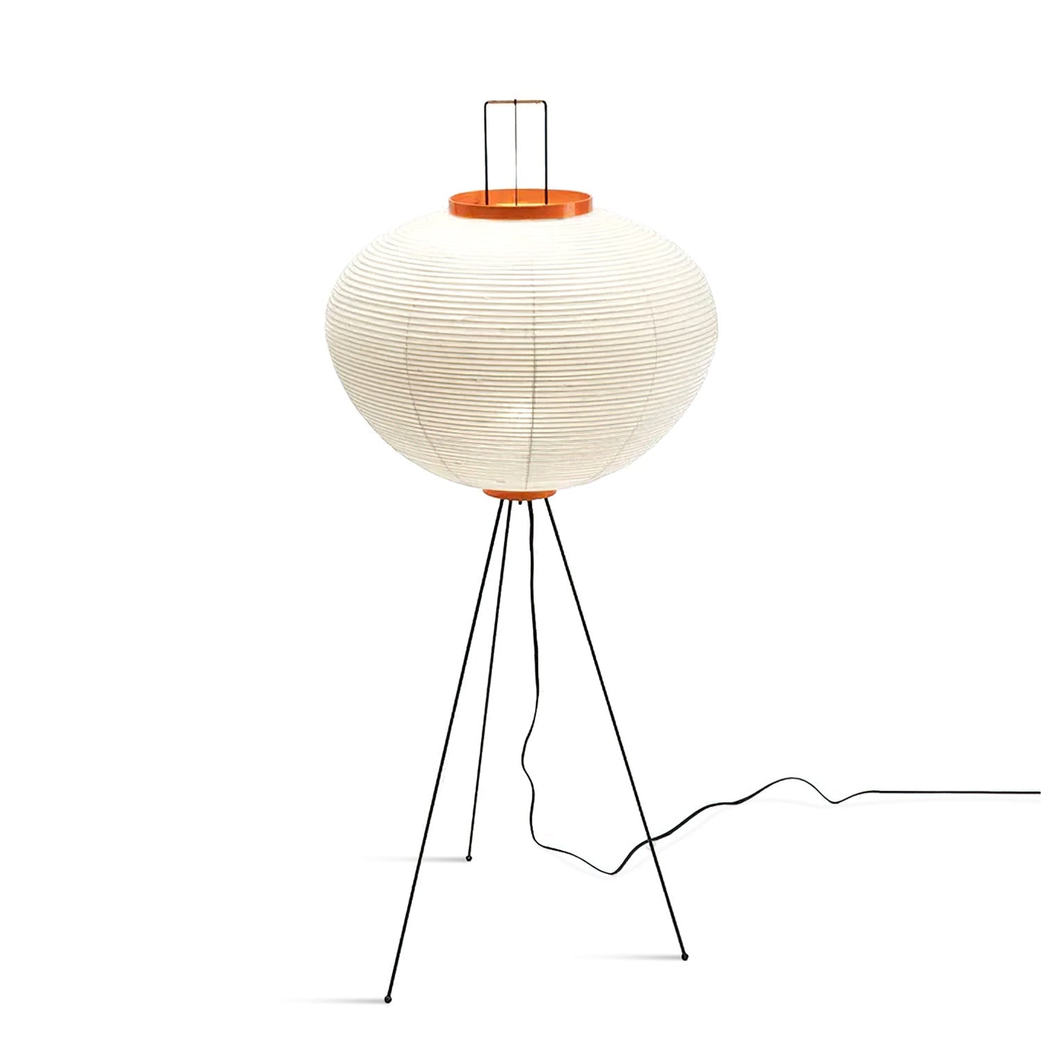 Rice Paper Floor Lamp - Bamboo Frame Soft Light for Living Room