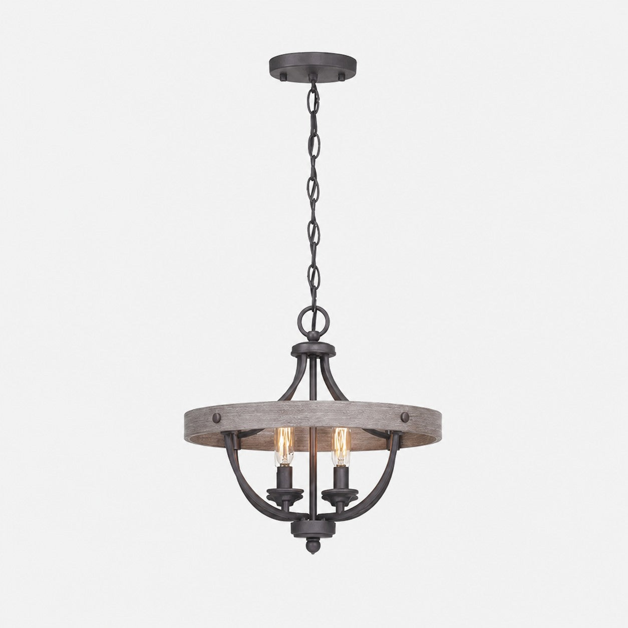 Vintage Farmhouse Semi Flush Mount Ceiling Light