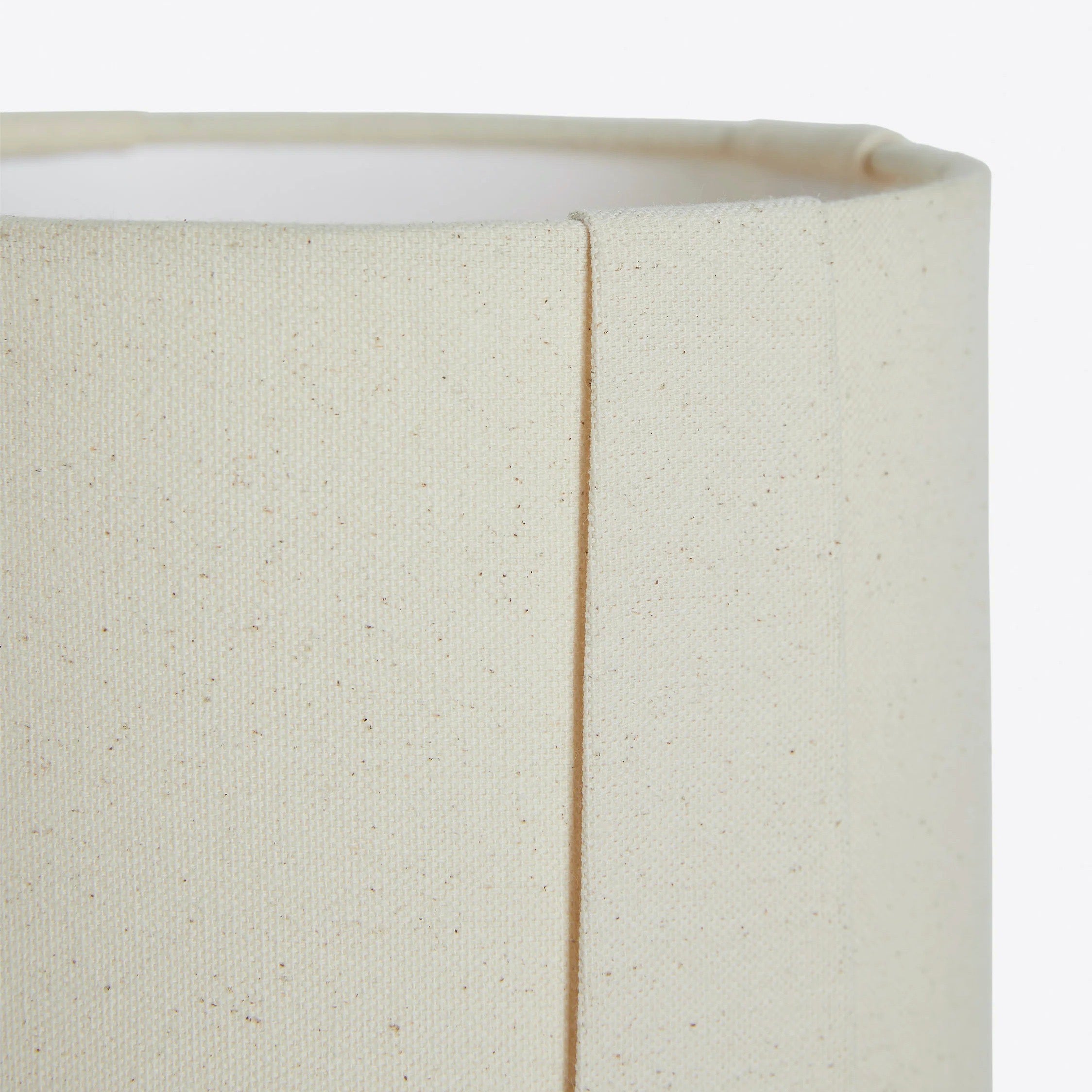 Pryssa Ceramic Table Lamp with Ivory Linen Shade -  Artistic Lighting for Living Room or Bedroom