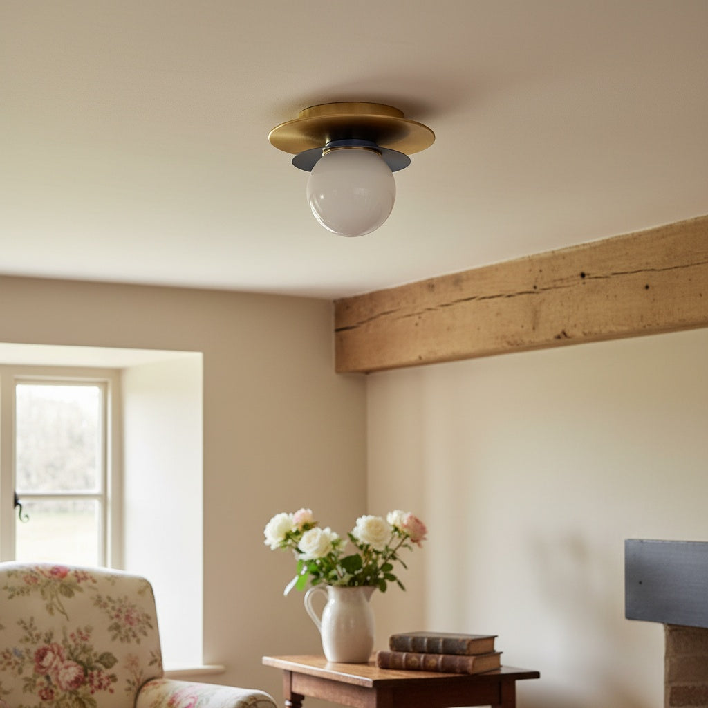 Artivo Moderne Deckenleuchte aus Messing, mehrschichtig, stilvolle Wohndekoration