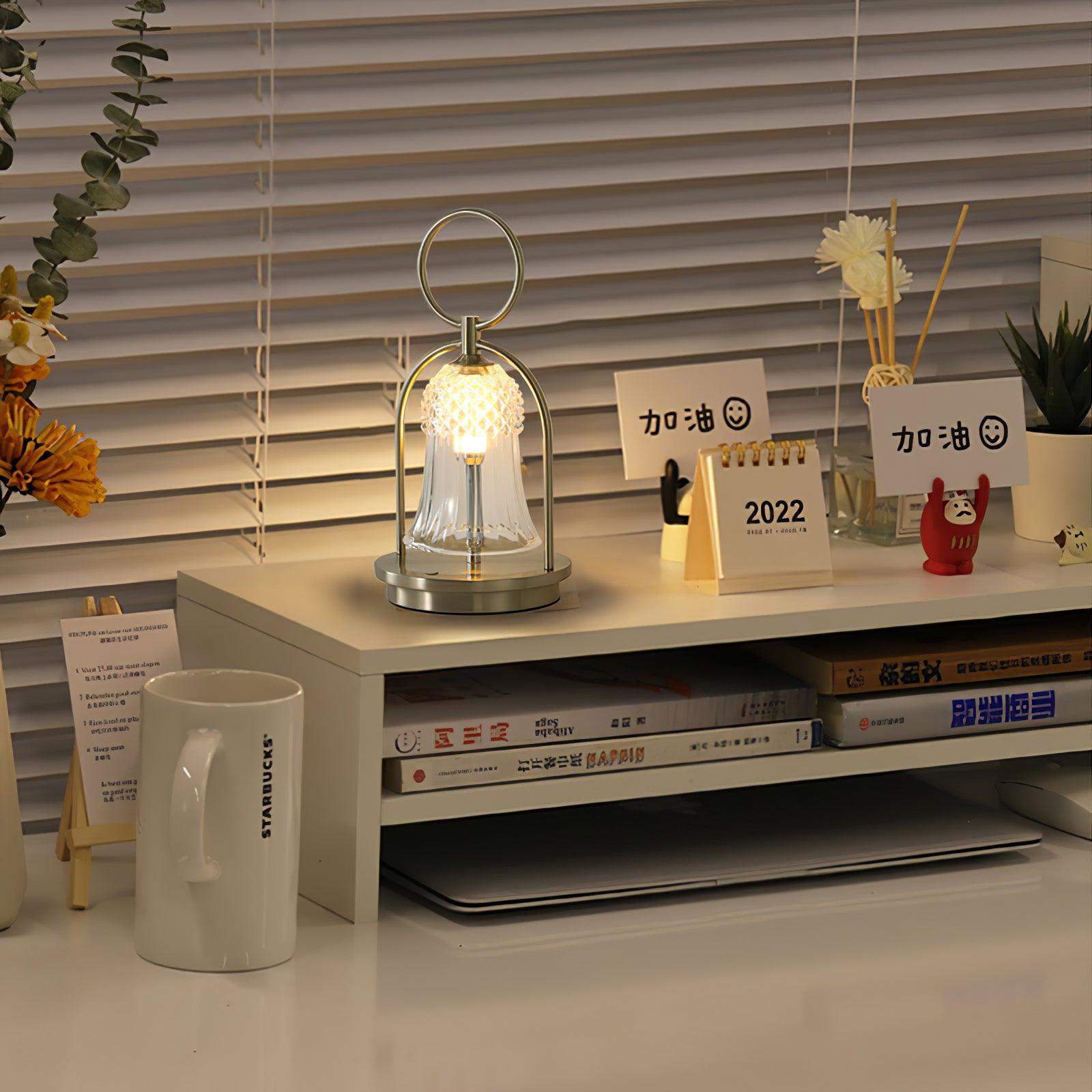 Tragbare Akku-Tischlampe – Wiederaufladbares LED-Licht für Zuhause &amp; Draußen
