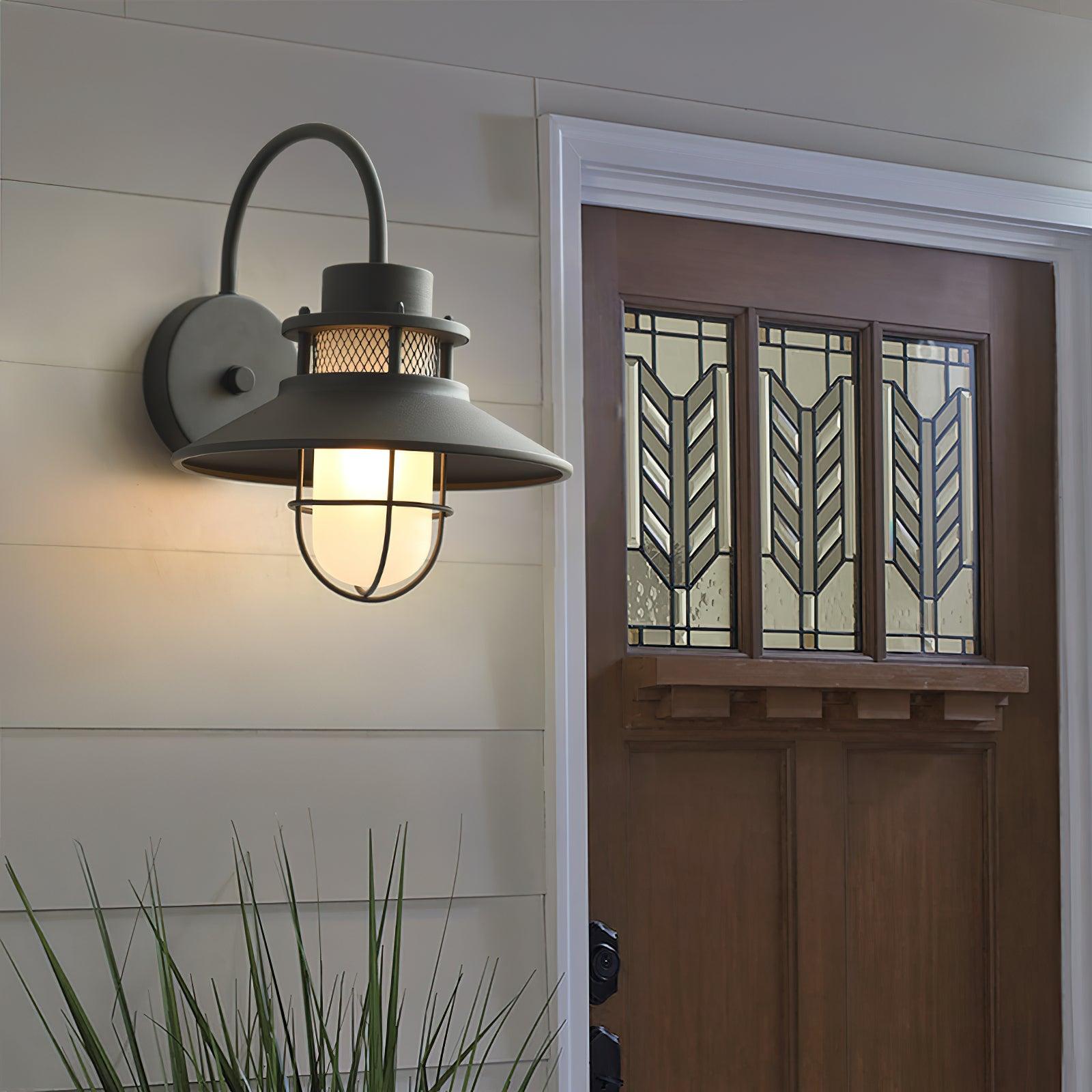 Outdoor Wall Lamp - Industrial Decor Wall Lamp Great for Patio/Porch