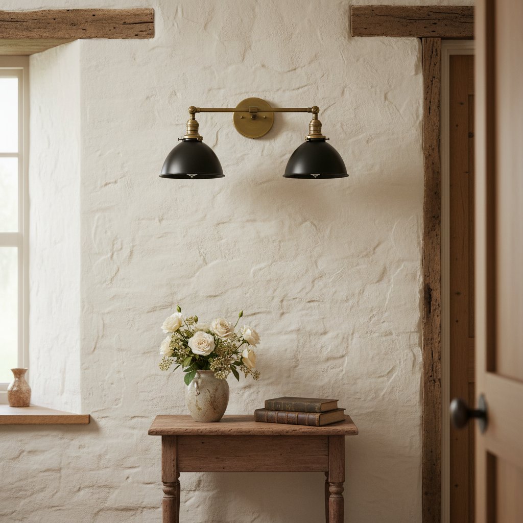 Conique Metal Industrial Vanity Light - Modern Bathroom Lighting Fixture