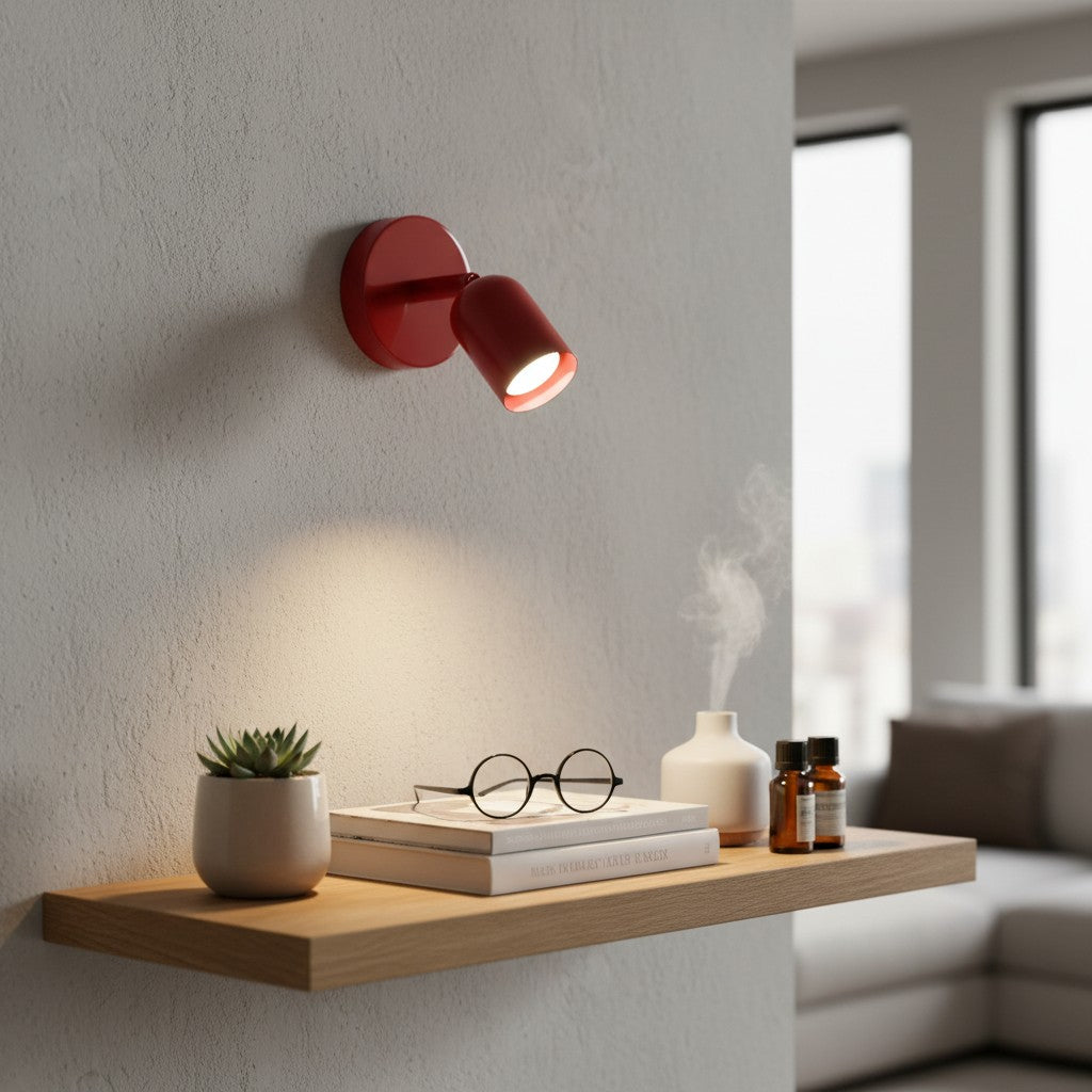 Bauvera Bauhaus-Inspired Wall Light – Clean Lines Bedside Fixture for Interior Spaces N53
