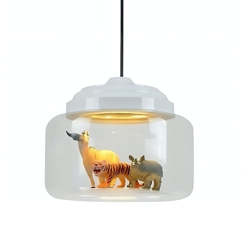 Creative Design Little Zoo Clear Glass Pendant Light