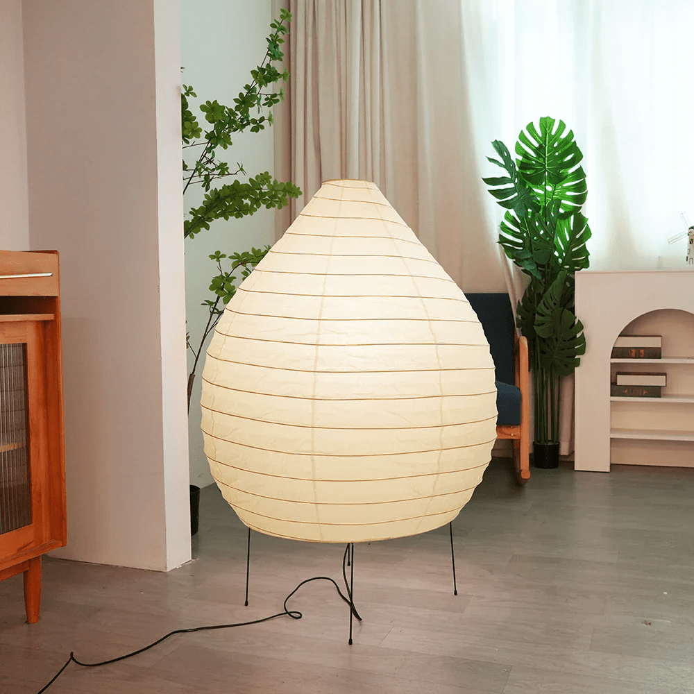 Stehlampe aus Washi-Papier – Laternendesign für Wohnzimmer &amp; Schlafzimmer
