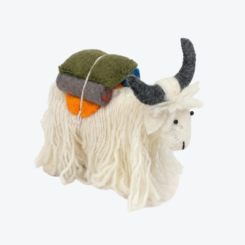Handmade Nepal Wool Felt Yak Ornament