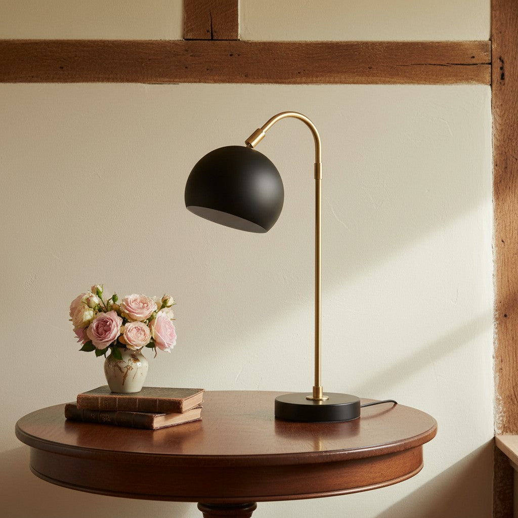 Ornato Luxe Modern Accent Table Lamp - Stylish Home Light