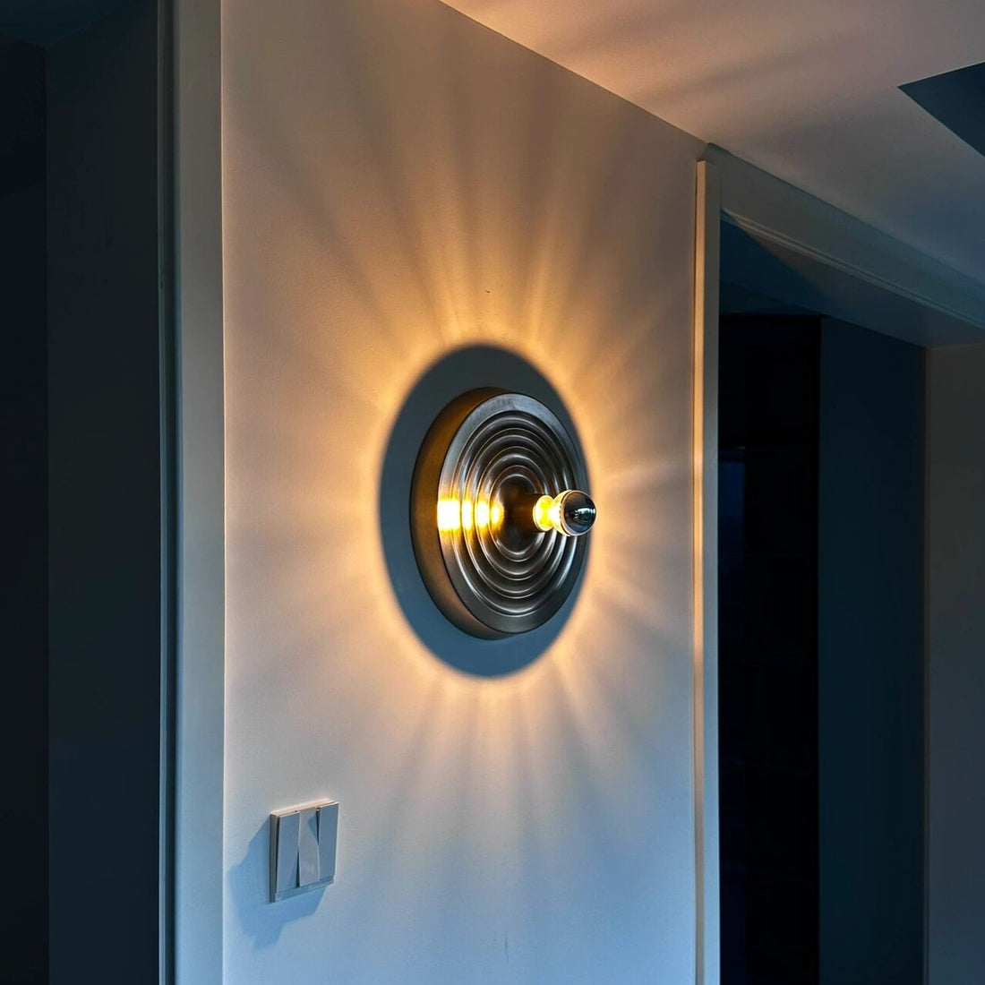 Space Age Disc Ceiling and Wall Lamp