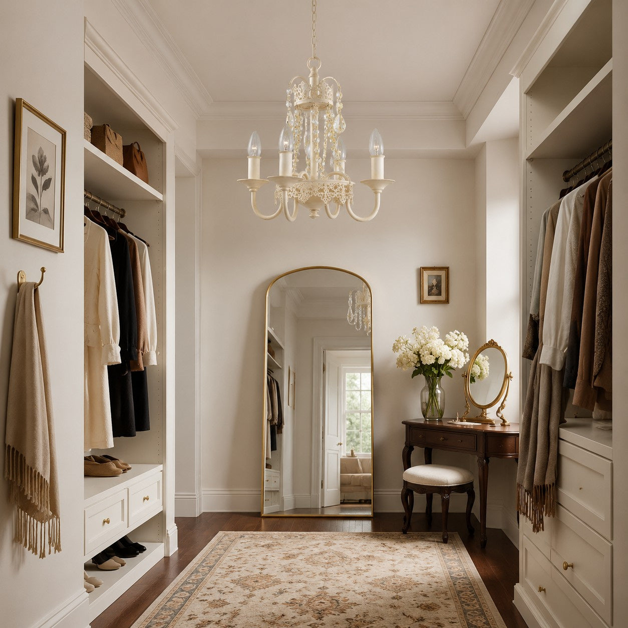 Vintage European Crystal Chandelier