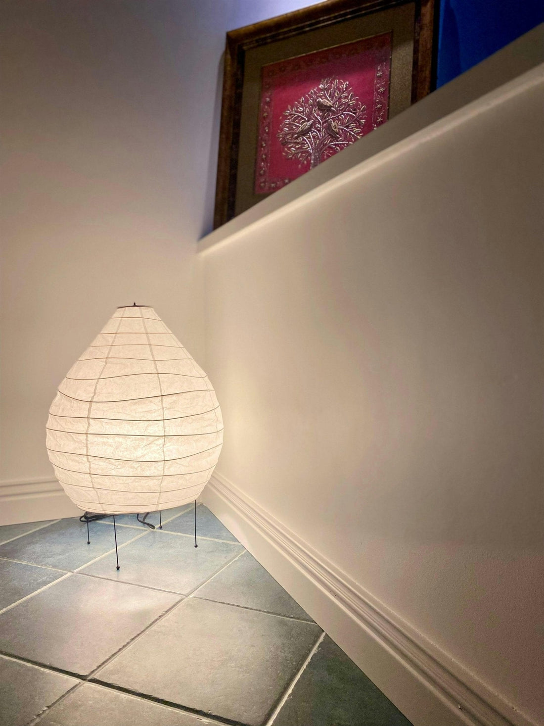 Tischlampe aus Washi-Papier – Laternendesign für Wohnzimmer und Schlafzimmer